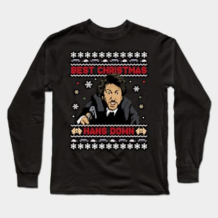 Best Christmas Hans Down Long Sleeve T-Shirt